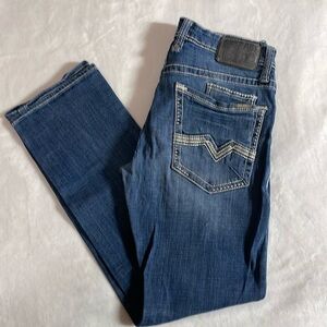 BKE SLVG Distressed Slim Jeans
